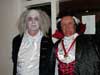Halloween fancy dress party goers