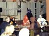 Halloween fancy dress party goers
